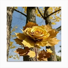 Golden Rose Canvas Print