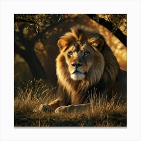 Lion in Canvas Print