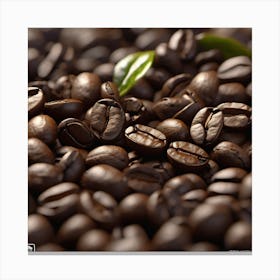Coffee Beans 198 Canvas Print