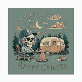 Happy Camper 2 Canvas Print