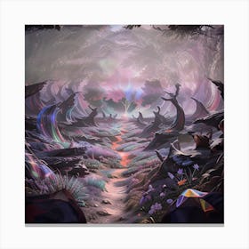 Cosmic Forest Canvas Print