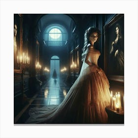 The Woman In The Hall Canvas Print