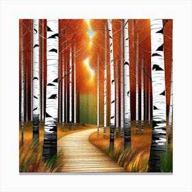 Birch Trees 27 Canvas Print