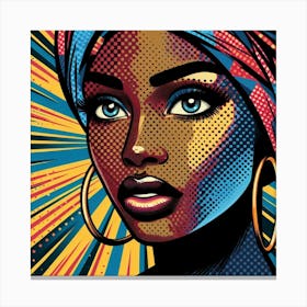 Unathi Pop African Woman Canvas Print