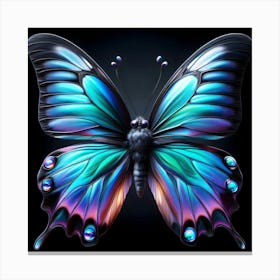 Blue Butterfly 2 Canvas Print