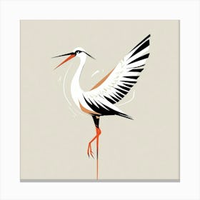 Stork 7 Canvas Print