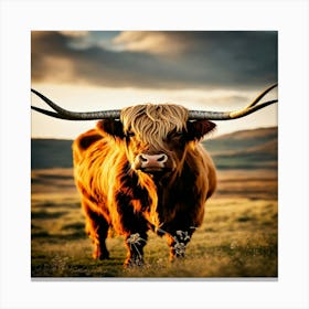 Highland Cow Canvas Print