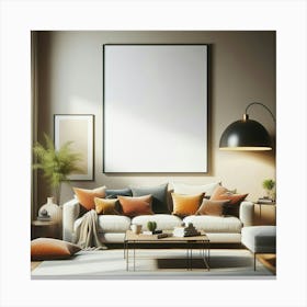 Modern Living Room 18 Canvas Print