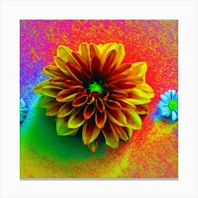 Dahlia Flower Canvas Print