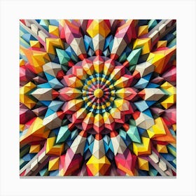 Geometric Mandala 3 Canvas Print