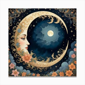 Moon 2 Canvas Print