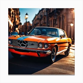 Mercedes Benz Mustang Canvas Print