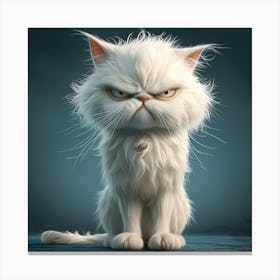 Angry Cat 1 Canvas Print