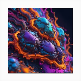 3d Illustration Of A Cell 1 Canvas Print