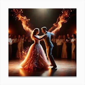 Dance Of Flames Canvas Print