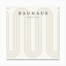 Bauhaus Exhibition 2 Canvas Print