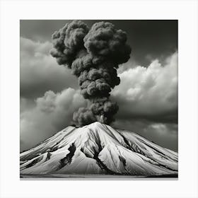 Black Smoke Canvas Print