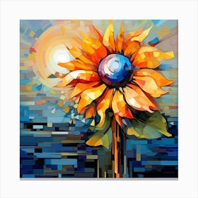 Sunflower Painting Canvas Print