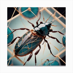 The Elegance Of Microscopic Insects Canvas Print