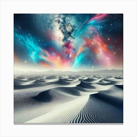 Galaxy In The Desert 1 Canvas Print