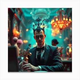 Man In Tuxedo Canvas Print