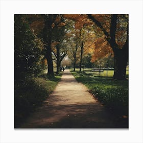 Into The Park (2) Canvas Print