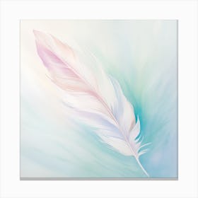 Ethereal Feather Canvas Print