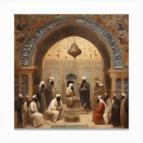 Islamic Court Canvas Print