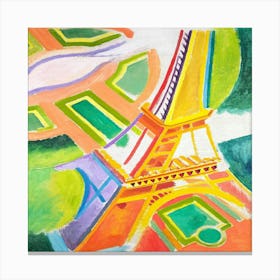 Robert Delaunay S Eiffel Tower (1924) Painting Canvas Print