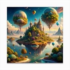 Fantasy Painting Canvas Print