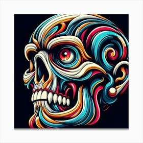 Skull Art 8 Canvas Print