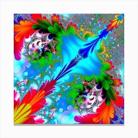 Fractal Art Abstract Design Modern Canvas Print