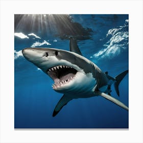 Great White Shark 10 Canvas Print