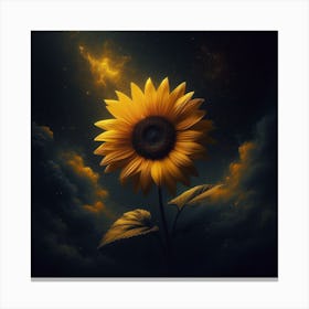 Sunflower In The Sky Canvas Print