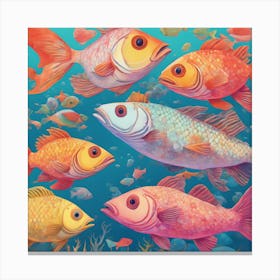 Fishes 2 Canvas Print