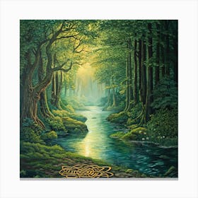 Celtic Forest Canvas Print