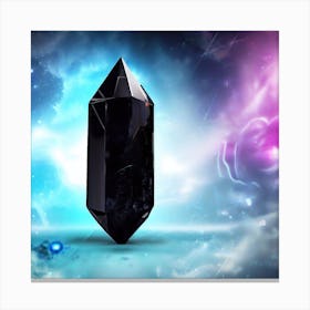 Black Diamond In Space Canvas Print