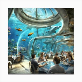 World'S Largest Aquarium Canvas Print