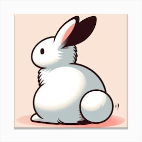 White Rabbit Canvas Print