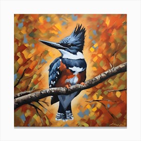 Kingfisher Masterpiece Canvas Print