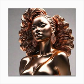 Bronze Woman Canvas Print