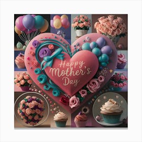 Happy Mothers Day 1 Canvas Print