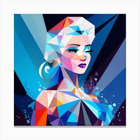 Polygonal Art Canvas Print