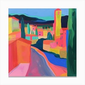 Abstract Travel Collection Florence Italy 3 Canvas Print