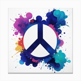 Peace Sign Canvas Print