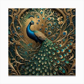 Peacock 59 Canvas Print