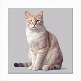 Tabby Cat Canvas Print