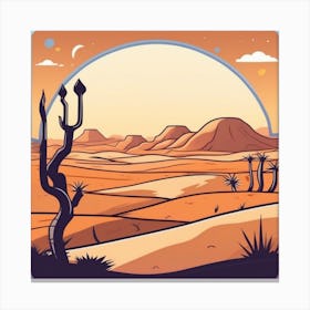 Desert Landscape 94 Canvas Print
