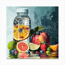 Fruit And Water Canvas Print