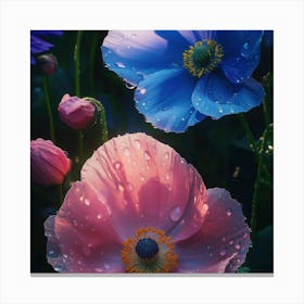 Dew-Kissed Blossoms Canvas Print